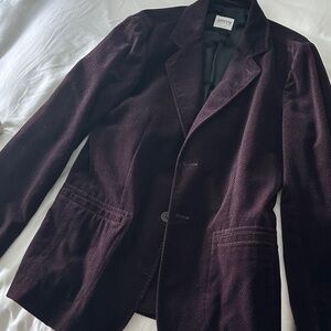Armani Collezioni Deep Burgundy Jacket